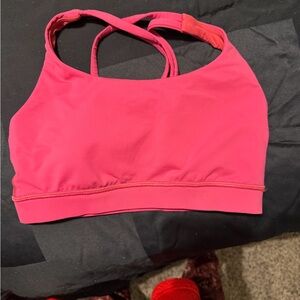 lululemon athletica Pink Cross-Back Sports Bralette